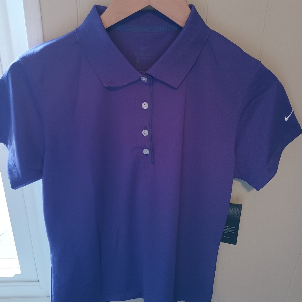 Nike Purple Polo Shirt